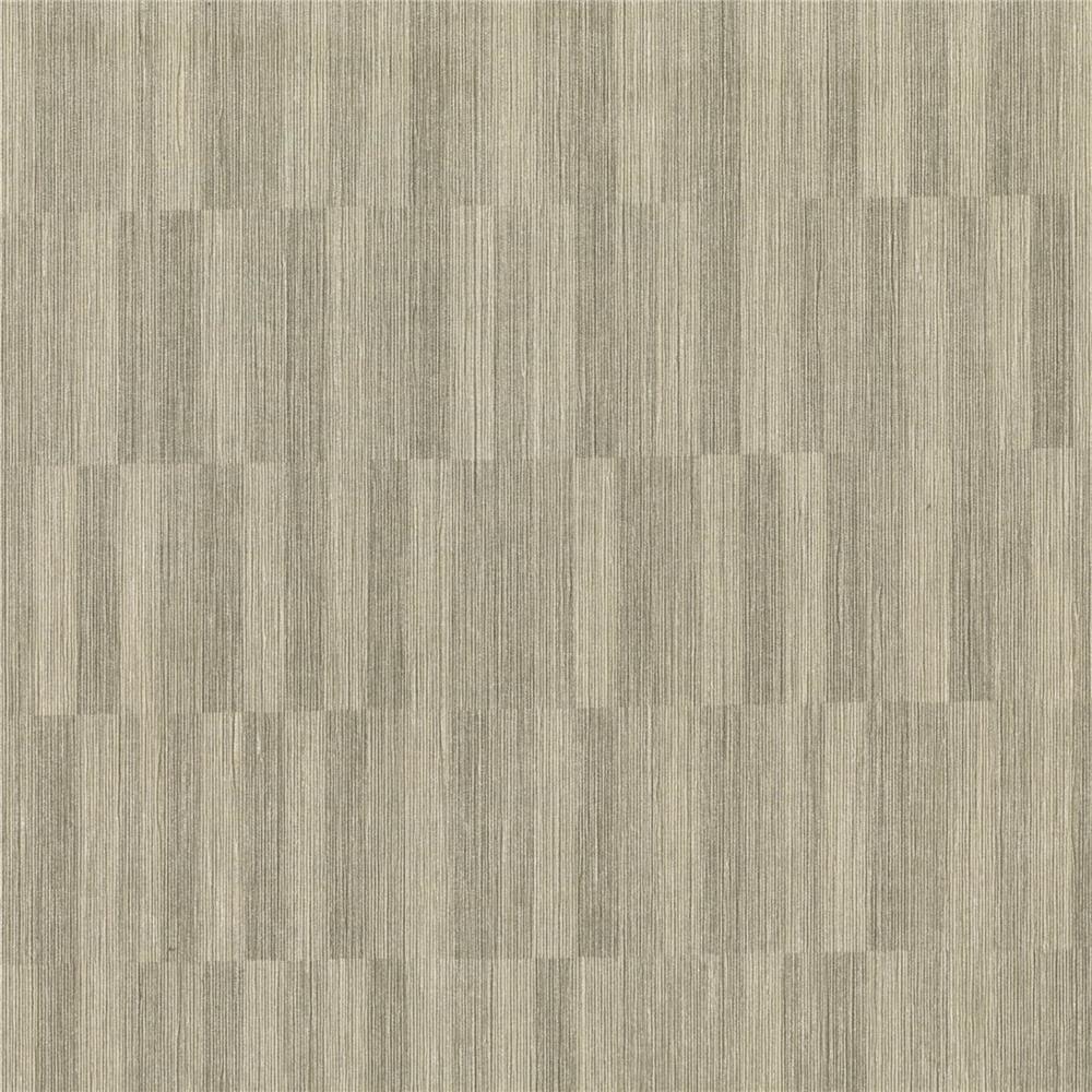Warner Textures by Brewster 2741-6034 Texturall III Barie Taupe Vertical Tile Wallpaper