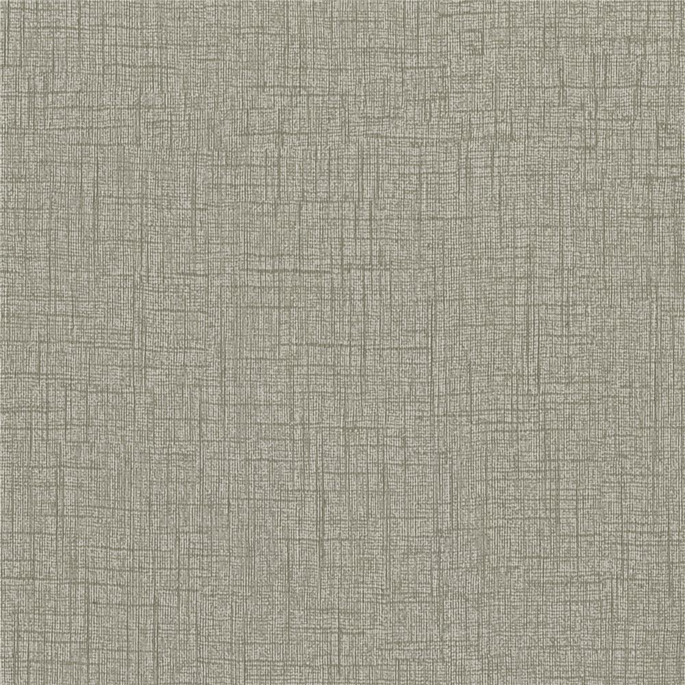 Warner Textures by Brewster 2741-6044 Texturall III Halin Khaki Cross Hatch Wallpaper