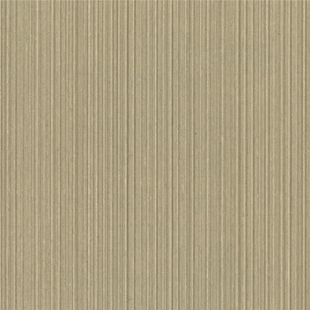 Warner Textures by Brewster 2741-6056 Texturall III Jayne Taupe Vertical Shimmer Wallpaper
