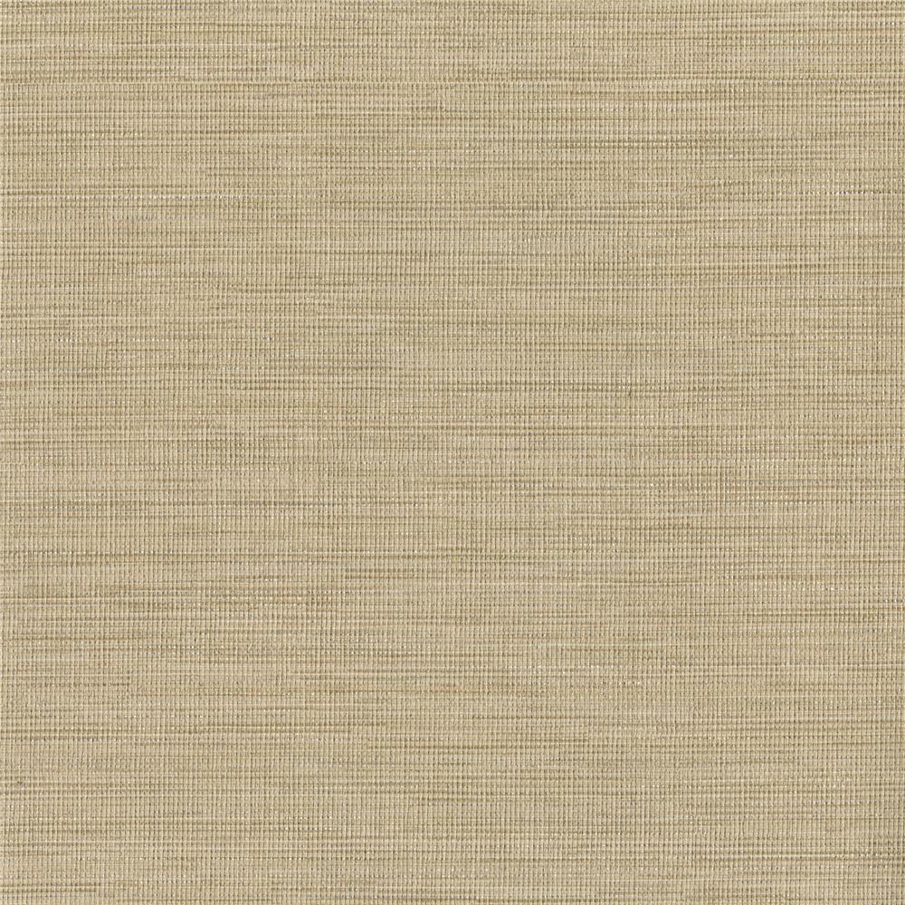 Warner Textures by Brewster 2741-6066 Texturall III Giana Taupe Horizontal Silk Wallpaper