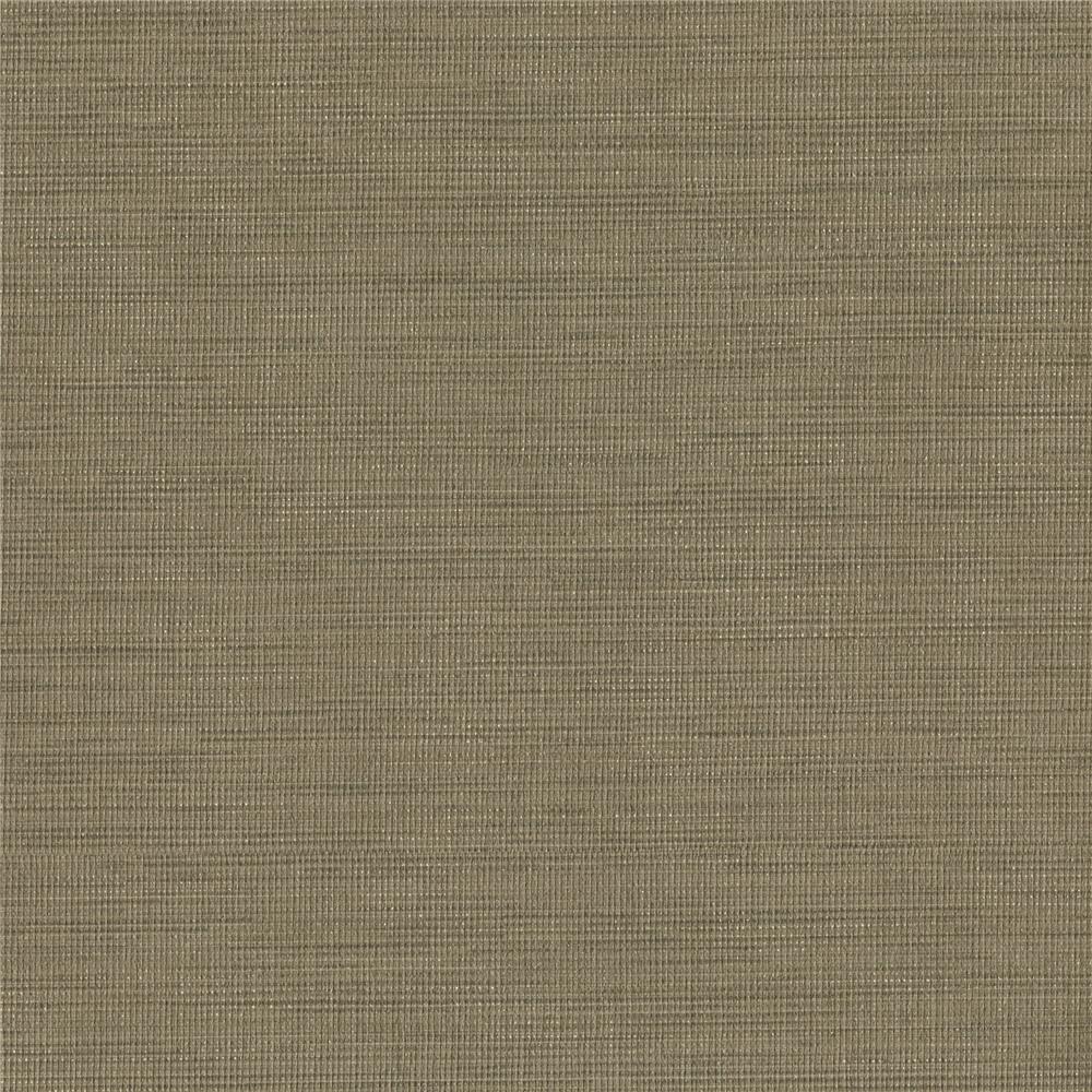 Warner Textures by Brewster 2741-6069 Texturall III Giana Brown Horizontal Silk Wallpaper