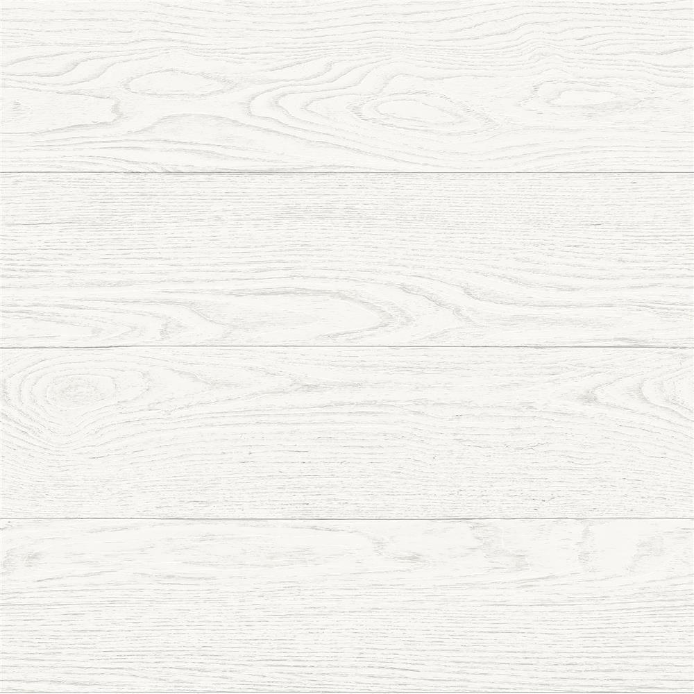 A-Street Prints by Brewster 2744-24030 Salvaged White Wood Wallpaper