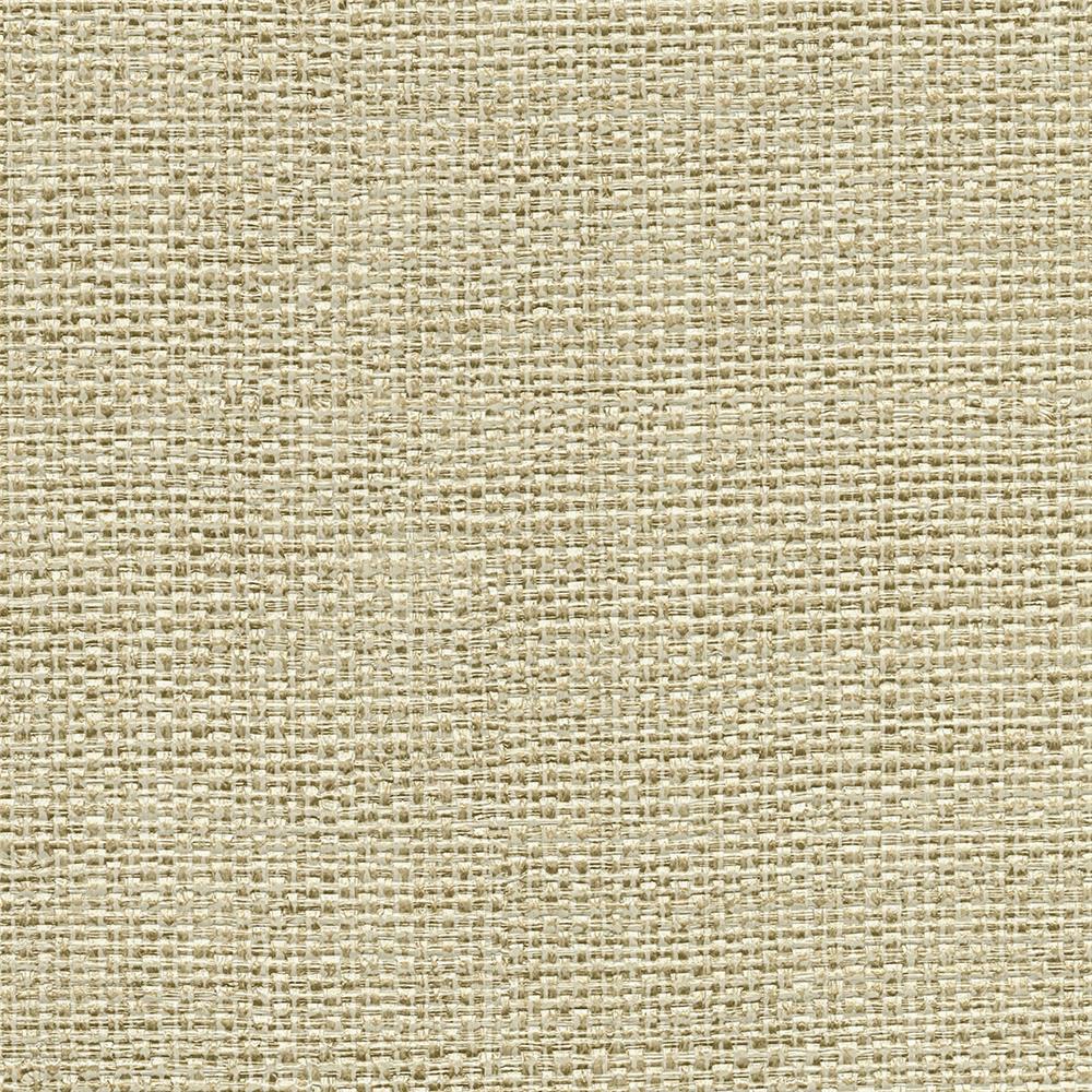 Warner Textures by Brewster 2758-8001 Caviar Gold Basketweave Wallpaper