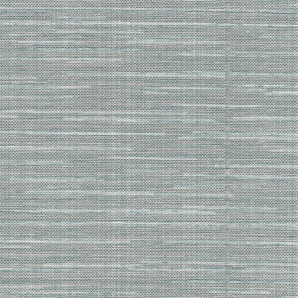 Warner Textures by Brewster 2758-8017 Bay Ridge Blue Faux Grasscloth Wallpaper