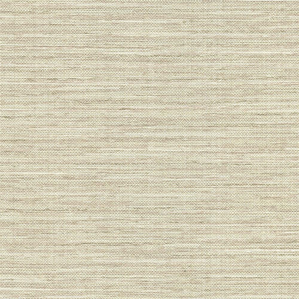Warner Textures by Brewster 2758-8019 Bay Ridge Taupe Faux Grasscloth Wallpaper