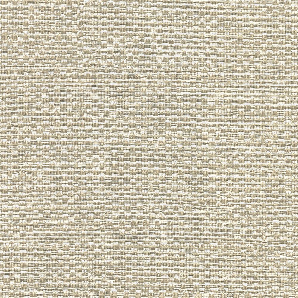 Warner Textures by Brewster 2758-8025 Bohemian Bling Off-White Basketweave Wallpaper