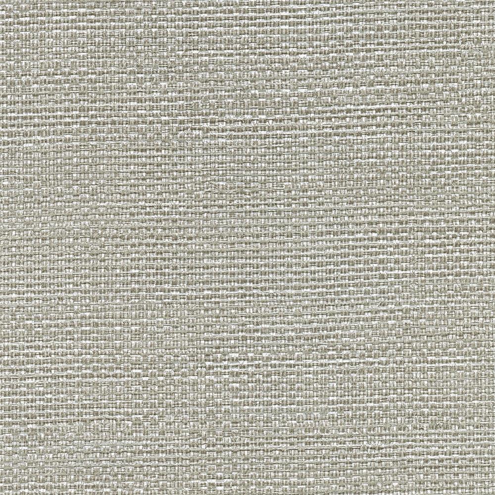 Warner Textures by Brewster 2758-8026 Bohemian Bling Grey Basketweave Wallpaper