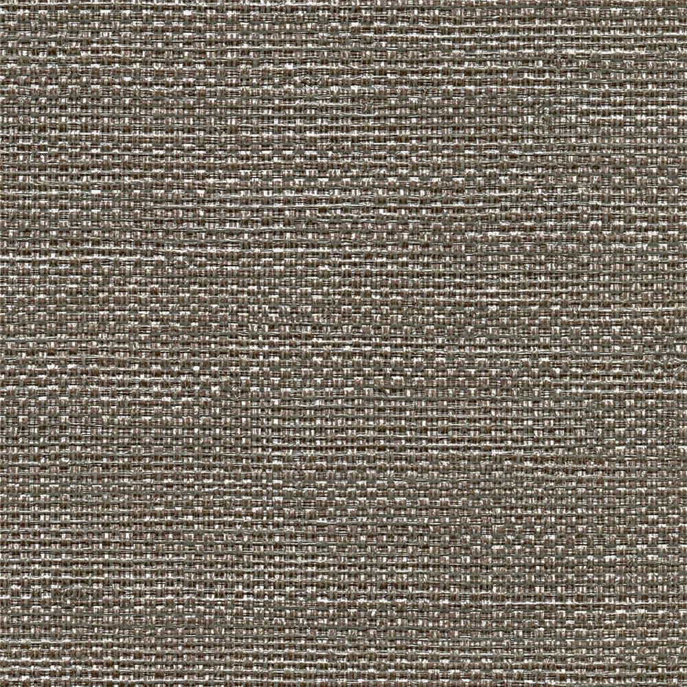 Warner Textures by Brewster 2758-8029 Bohemian Bling Bronze Basketweave Wallpaper