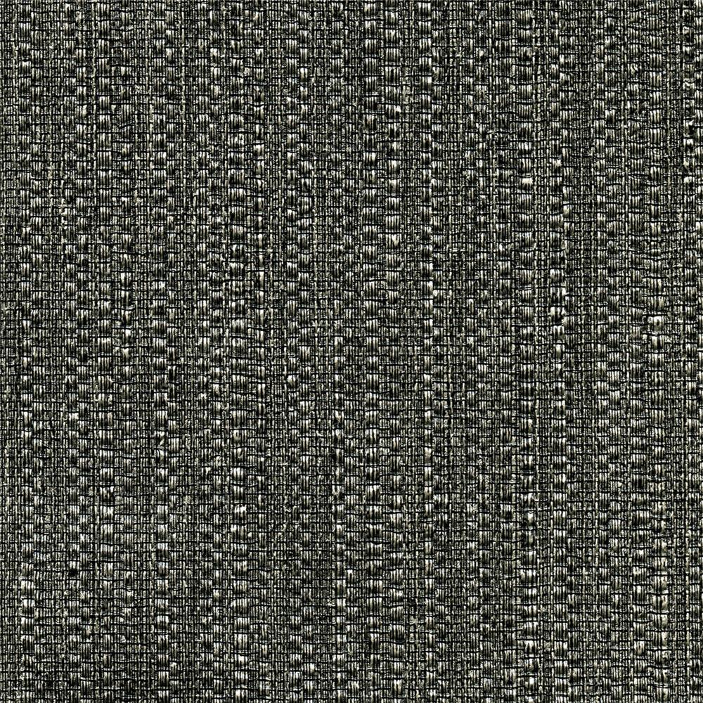 Warner Textures by Brewster 2758-8040 Biwa Black Vertical Weave Wallpaper