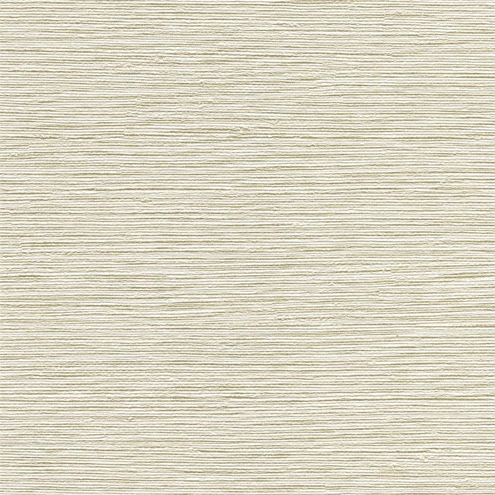 Warner Textures by Brewster 2758-8041 Mabe Ivory Faux Grasscloth Wallpaper