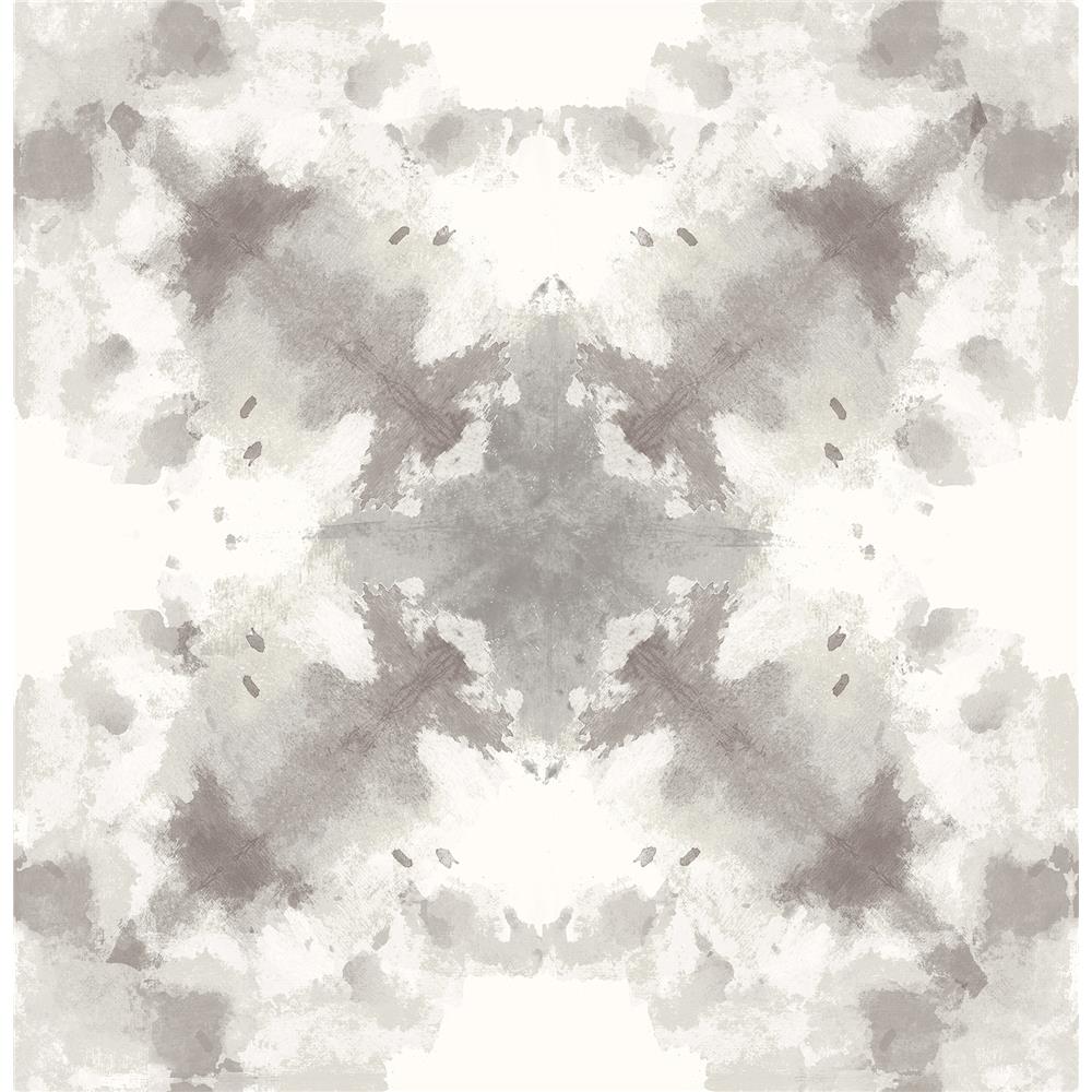 A-Street Prints by Brewster 2763-24233 Mysterious Taupe Abstract Wallpaper