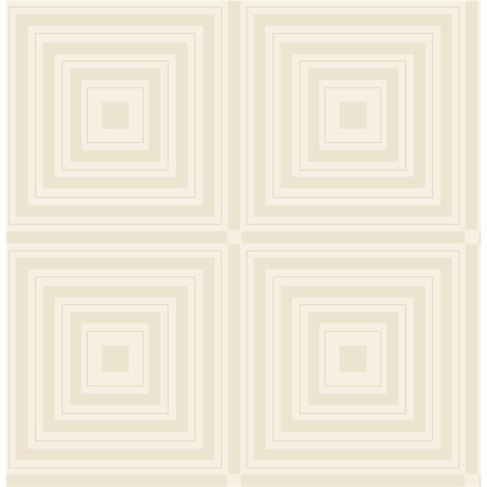 A-Street Prints by Brewster 2763-87316 Luminous Platinum Geometric Wallpaper
