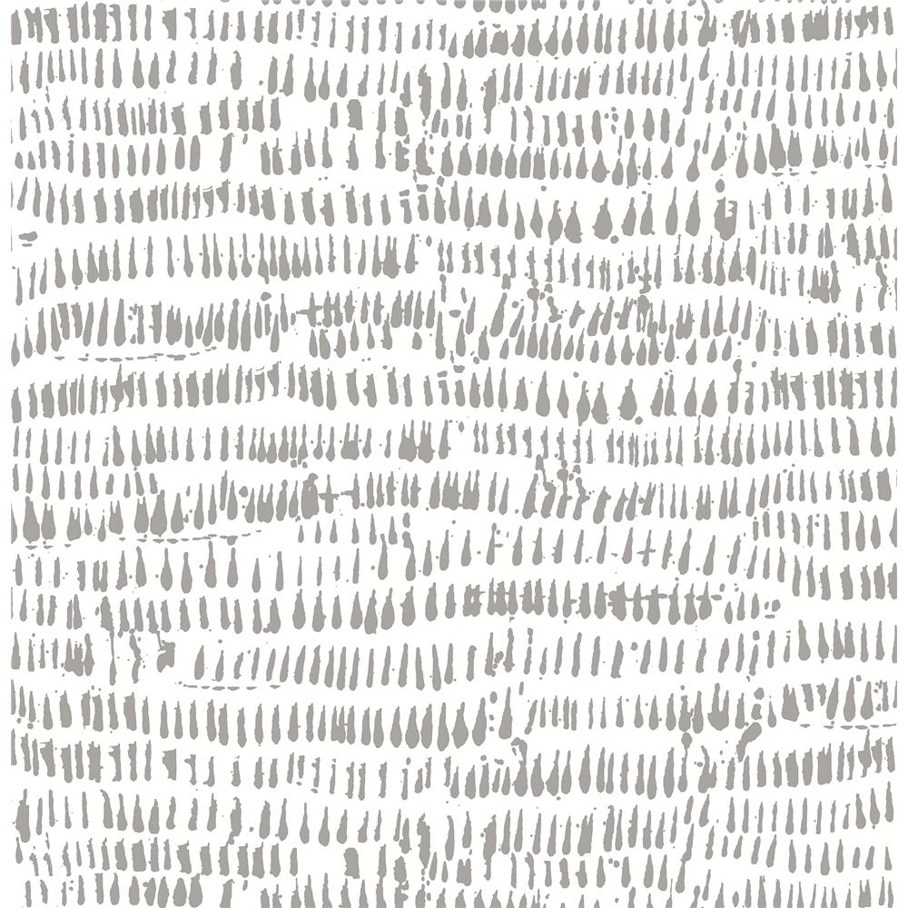 A-Street Prints by Brewster 2764-24355 Mistral Runes Grey Brushstrokes Wallpaper