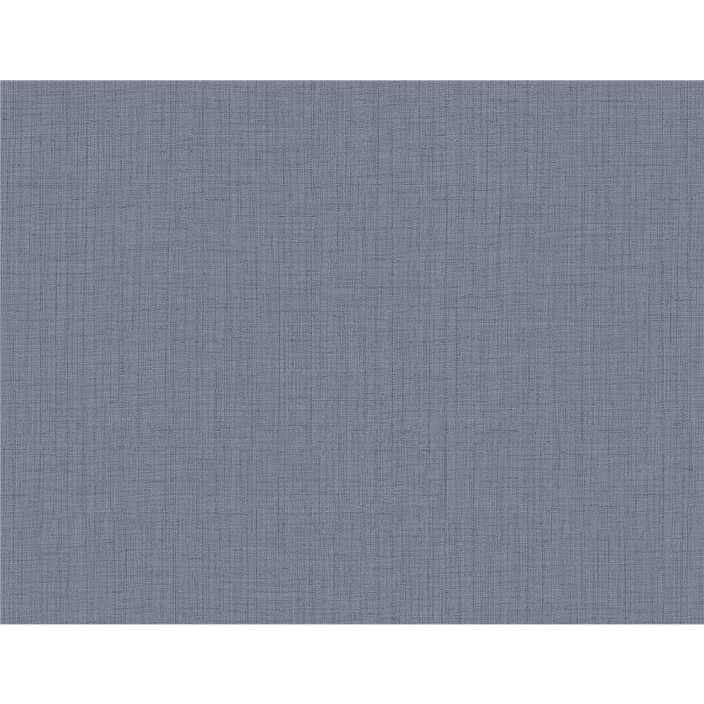Kenneth James by Brewster 2765-BW40802 GeoTex Oriel Denim Fine Linen Wallpaper
