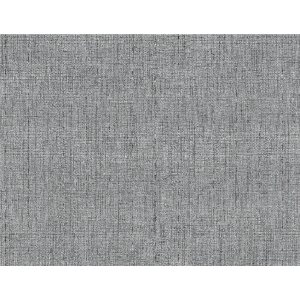 Kenneth James by Brewster 2765-BW40812 GeoTex Oriel Slate Fine Linen Wallpaper