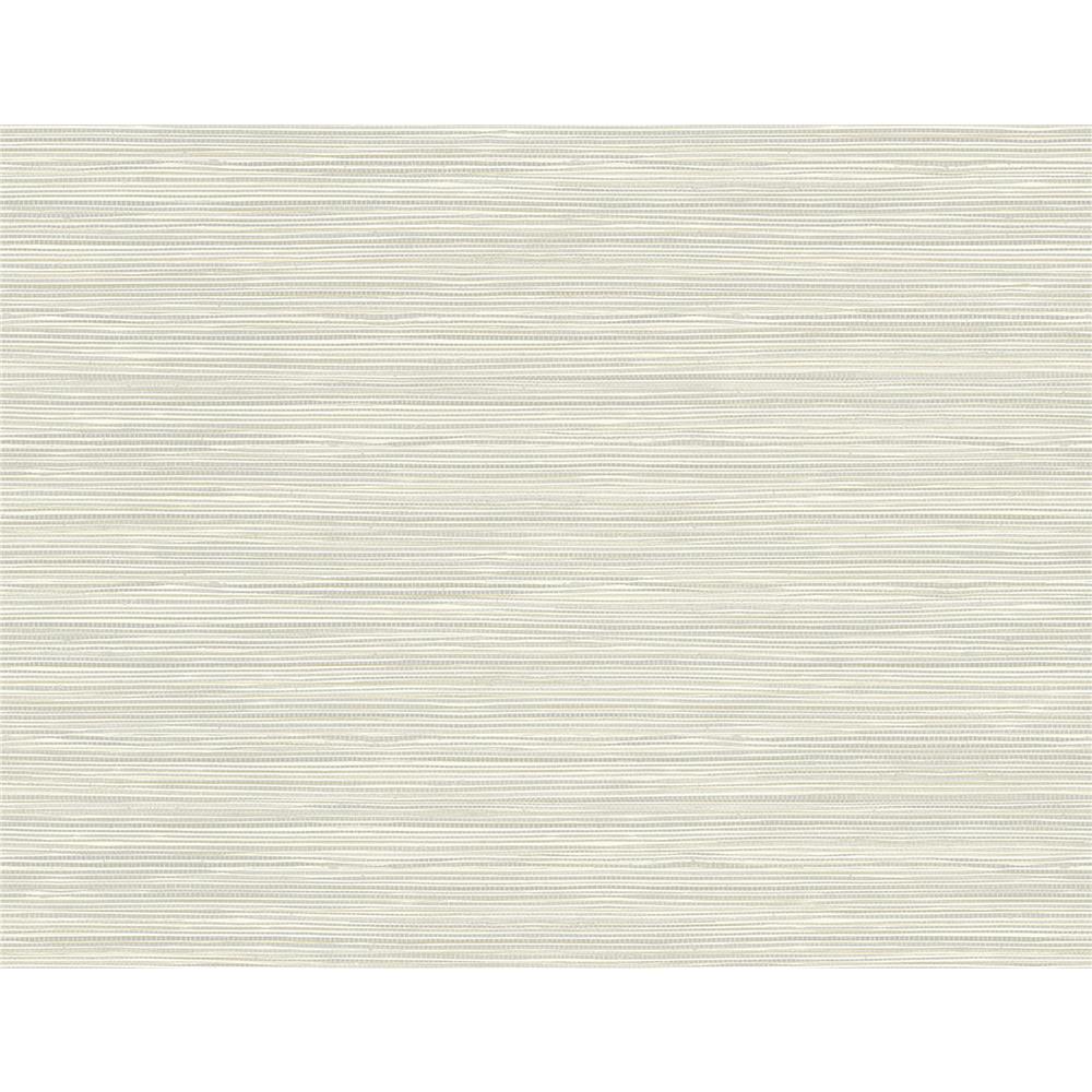 Kenneth James by Brewster 2765-BW40908 GeoTex Bondi Light Grey Faux Grasscloth Wallpaper
