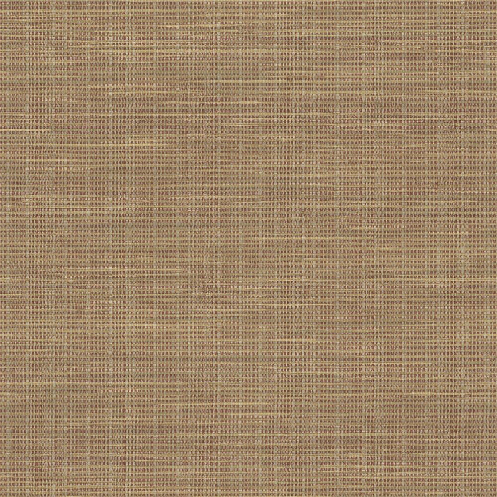 Brewster 2767-01695 Techniques & Finishes III Hartman Red Faux Grasscloth Wallpaper
