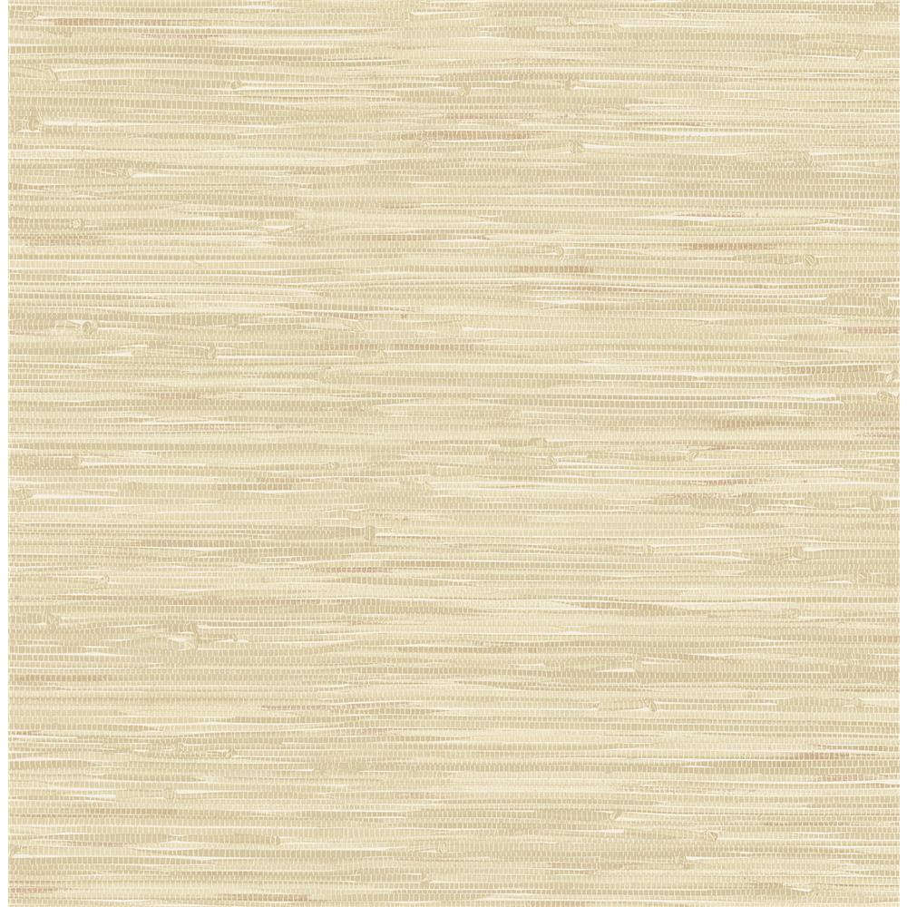 Brewster 2767-22267 Techniques & Finishes III Maytal Light Yellow Faux Grasscloth Wallpaper