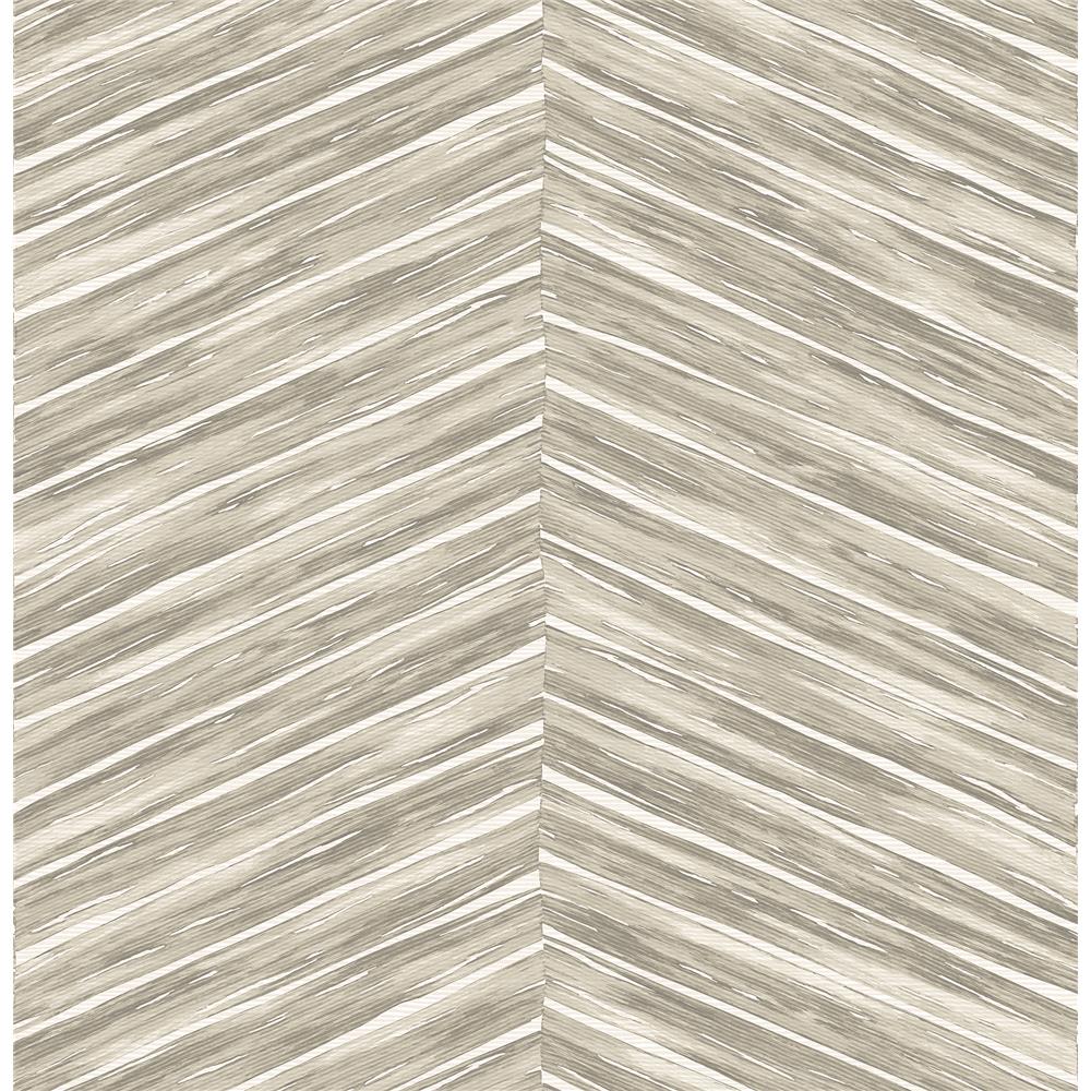 Brewster 2767-23775 Techniques & Finishes III Pina Neutral Chevron Weave Wallpaper