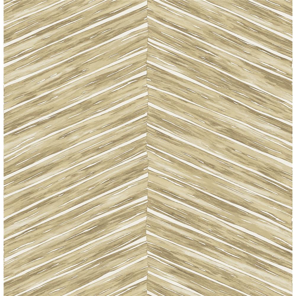 Brewster 2767-23778 Techniques & Finishes III Pina Brown Chevron Weave Wallpaper