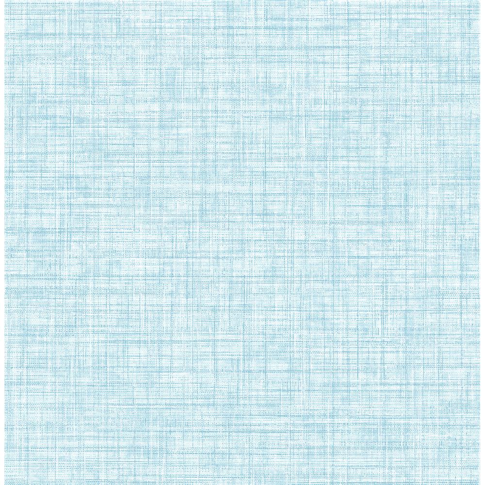 Brewster 2767-24276 Techniques & Finishes III Tuckernuck Aqua Linen Wallpaper