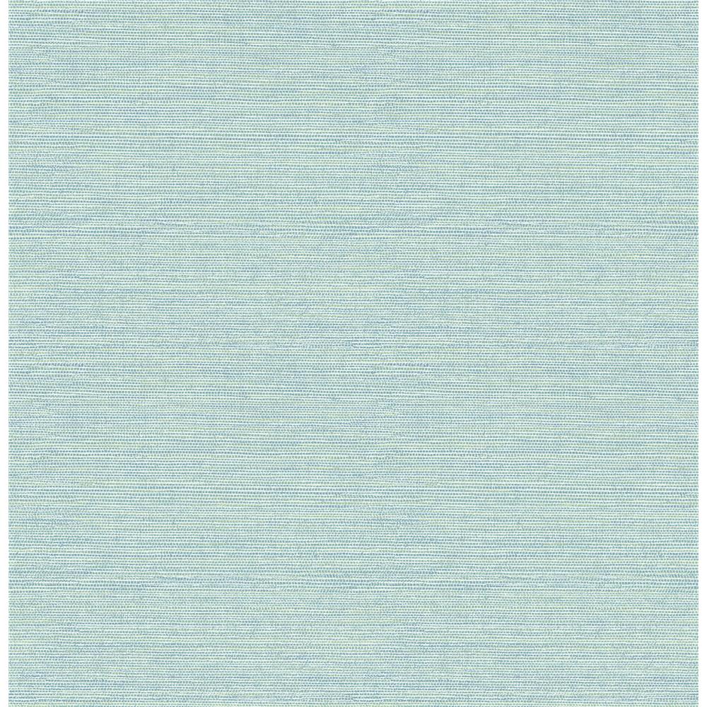 Brewster 2767-24282 Techniques & Finishes III Bluestem Aqua Faux Grasscloth Wallpaper