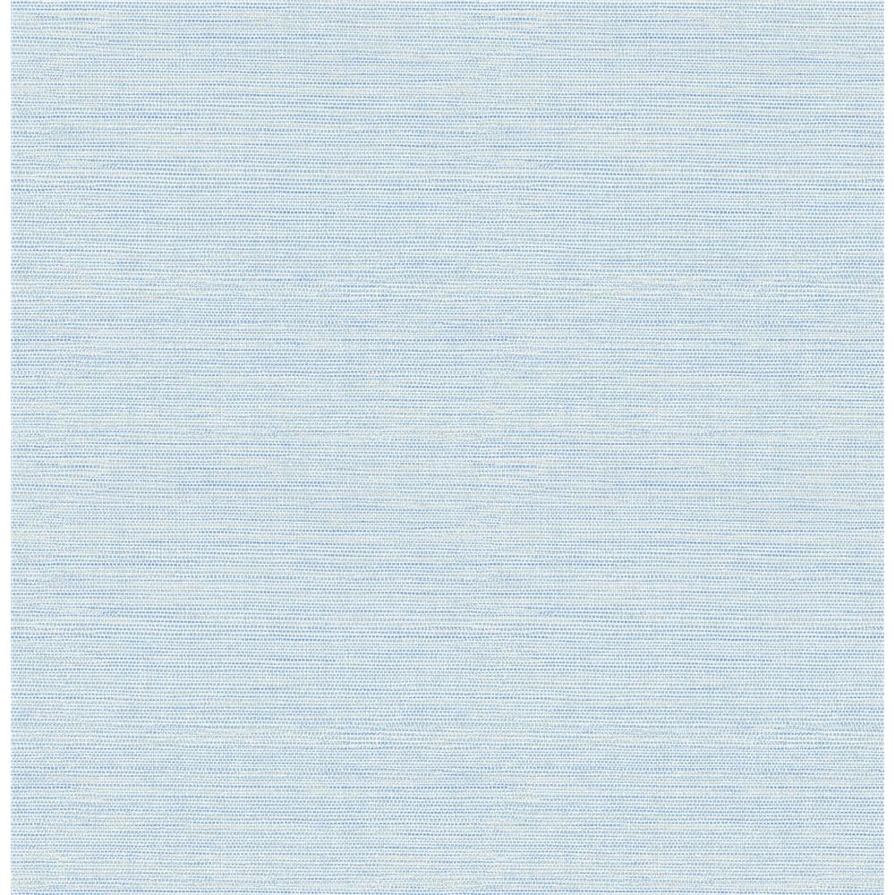 Brewster 2767-24283 Techniques & Finishes III Bluestem Blue Faux Grasscloth Wallpaper