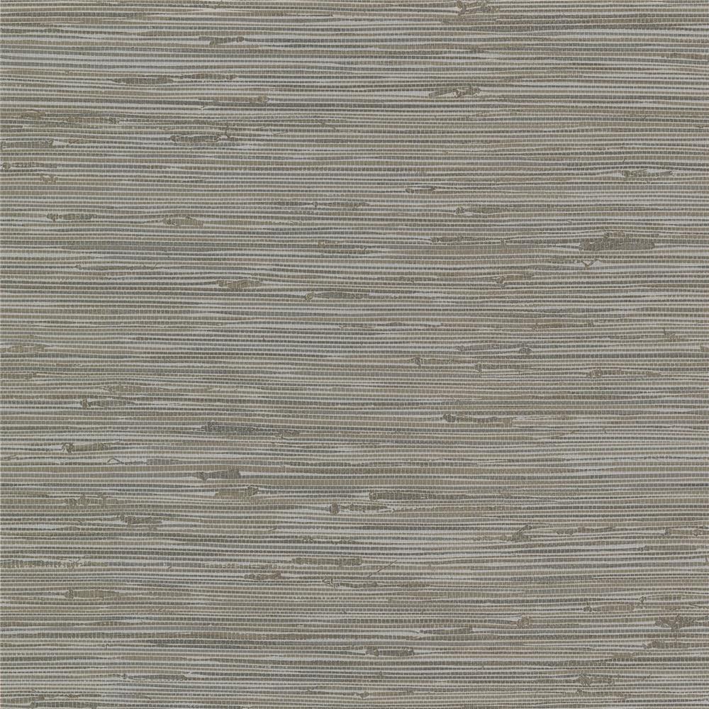 Brewster 2767-24416 Techniques & Finishes III Fiber Grey Weave Texture Wallpaper