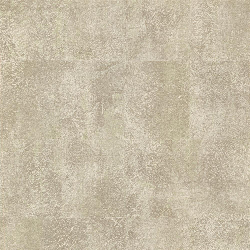 Brewster 2767-24431 Techniques & Finishes III Azoic Gold Brushstroke Squares Wallpaper