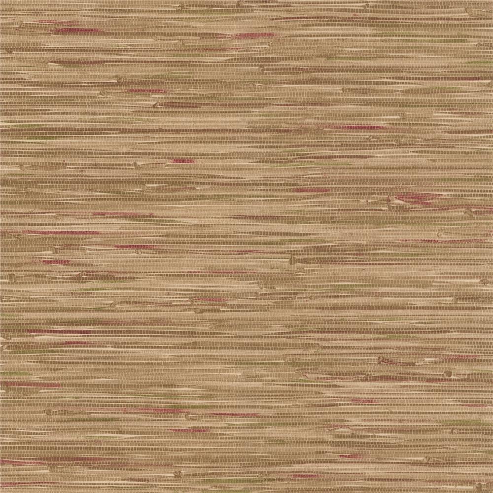 Brewster 2767-44139 Techniques & Finishes III Cate Multicolor Vinyl Faux Grasscloth Wallpaper
