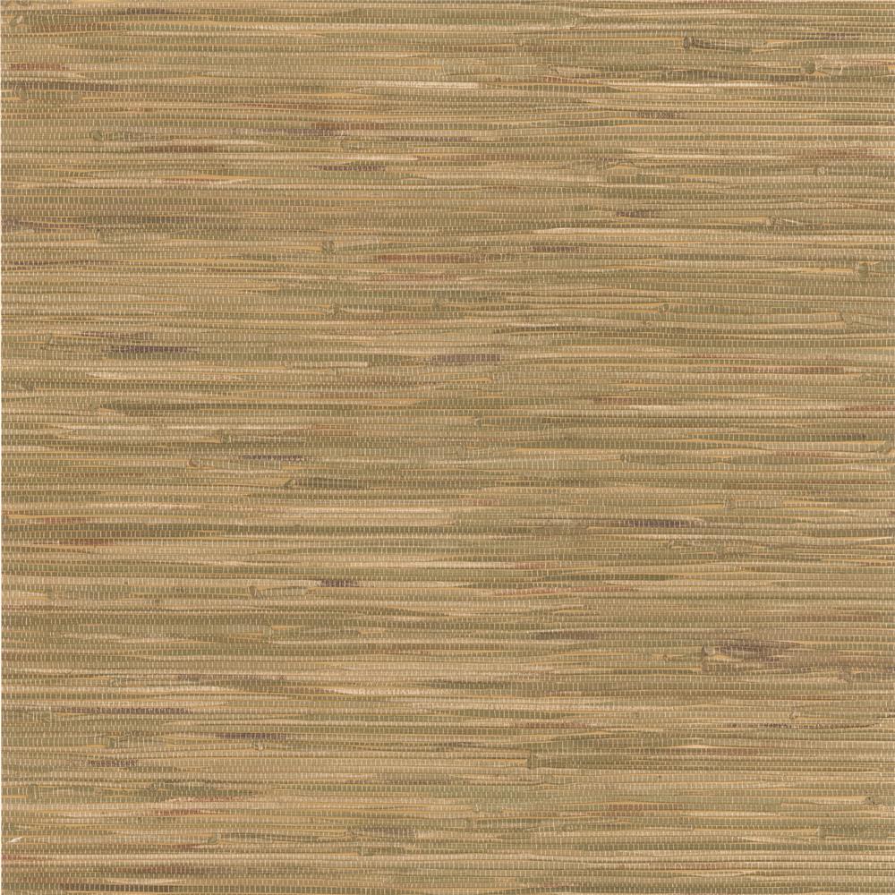 Brewster 2767-44140 Techniques & Finishes III Cate Light Green Vinyl Faux Grasscloth Wallpaper