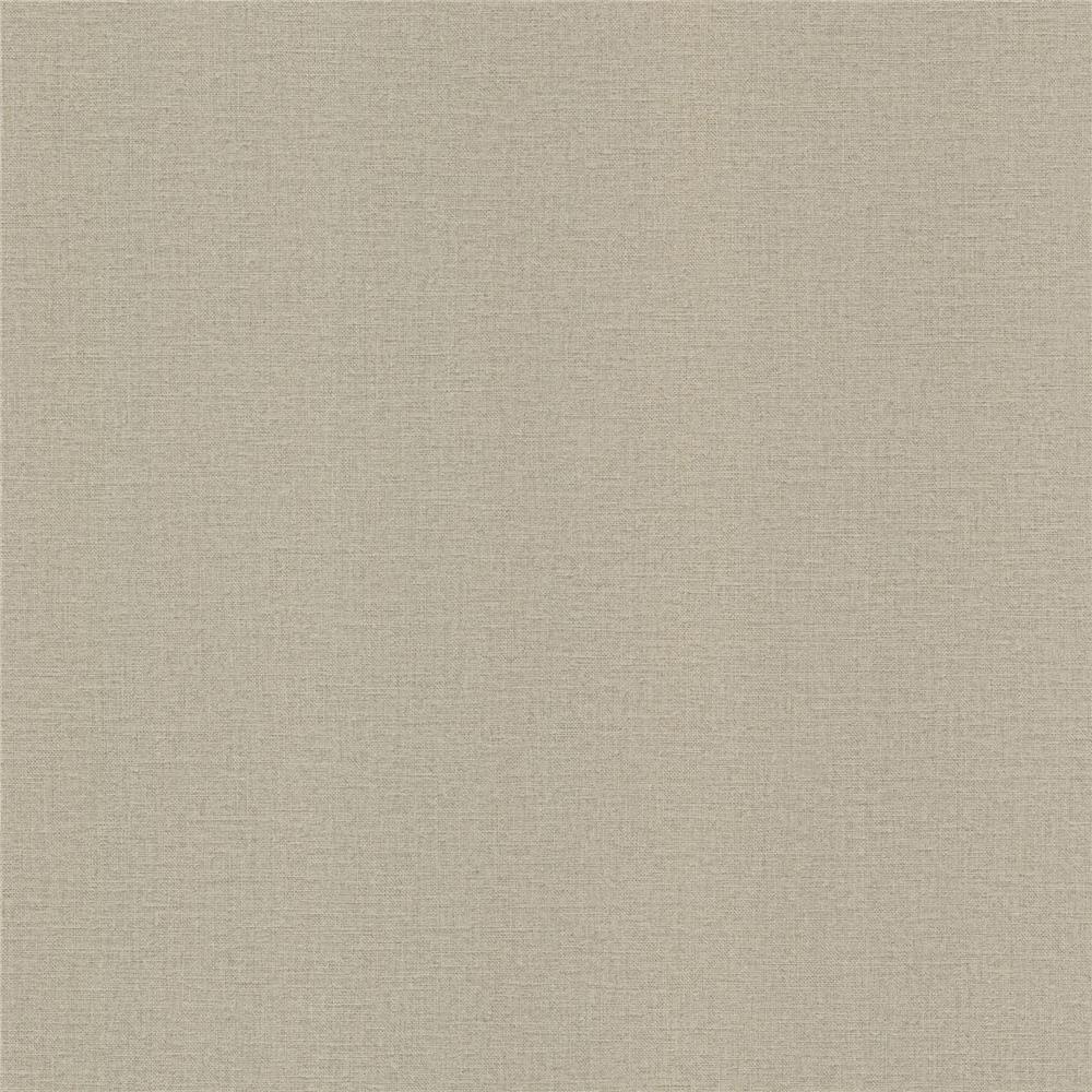 Advantage by Brewster 2773-449815 Neutral Black White River Taupe Linen Texture Wallpaper