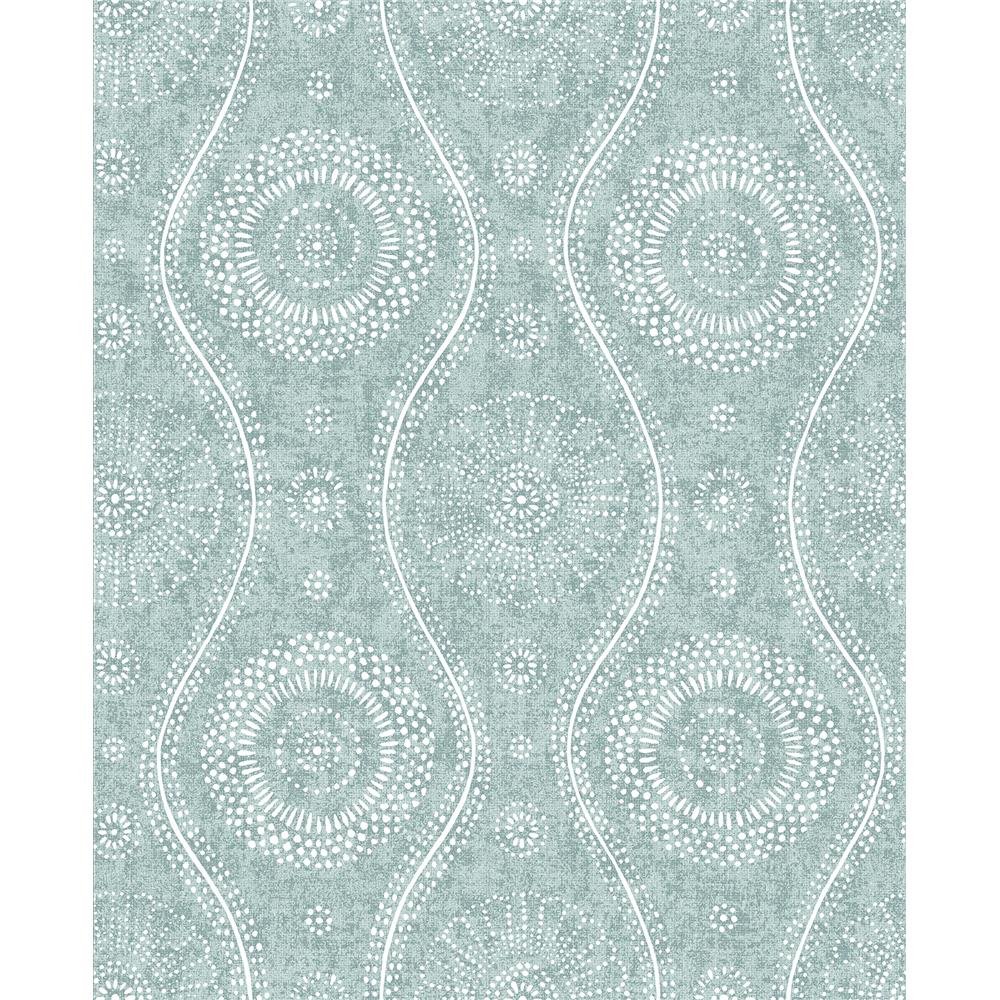 A-Street Prints by Brewster 2785-24803 Signature by Sarah Richardson 10 by Brewster 2785-24803 10 Aqua Painterly Wallpaper
