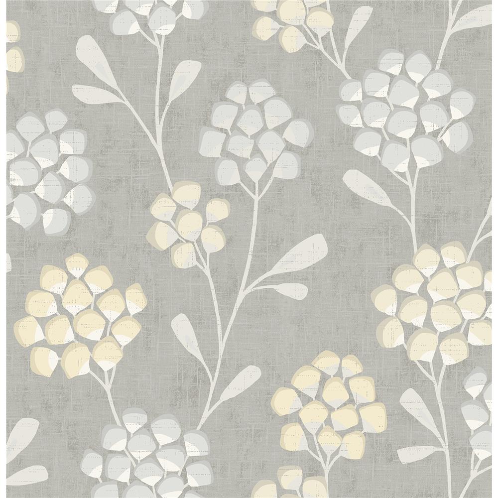 A-Street Prints by Brewster 2785-24863 Signature by Sarah Richardson 30 by Brewster 2785-24863 30 Citrine Scandi Flora Wallpaper