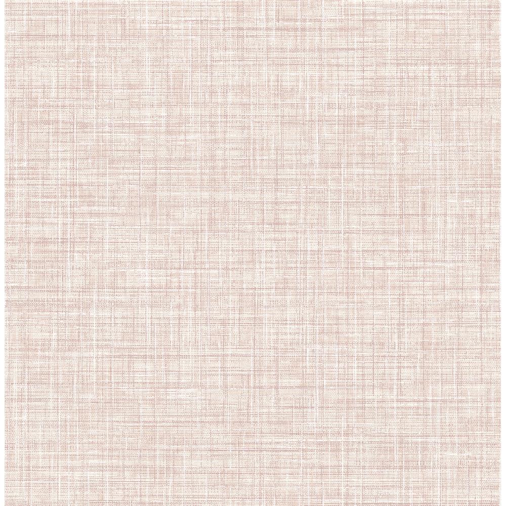 A-Street Prints by Brewster 2793-24272 Celadon Poise Pink Linen Wallpaper