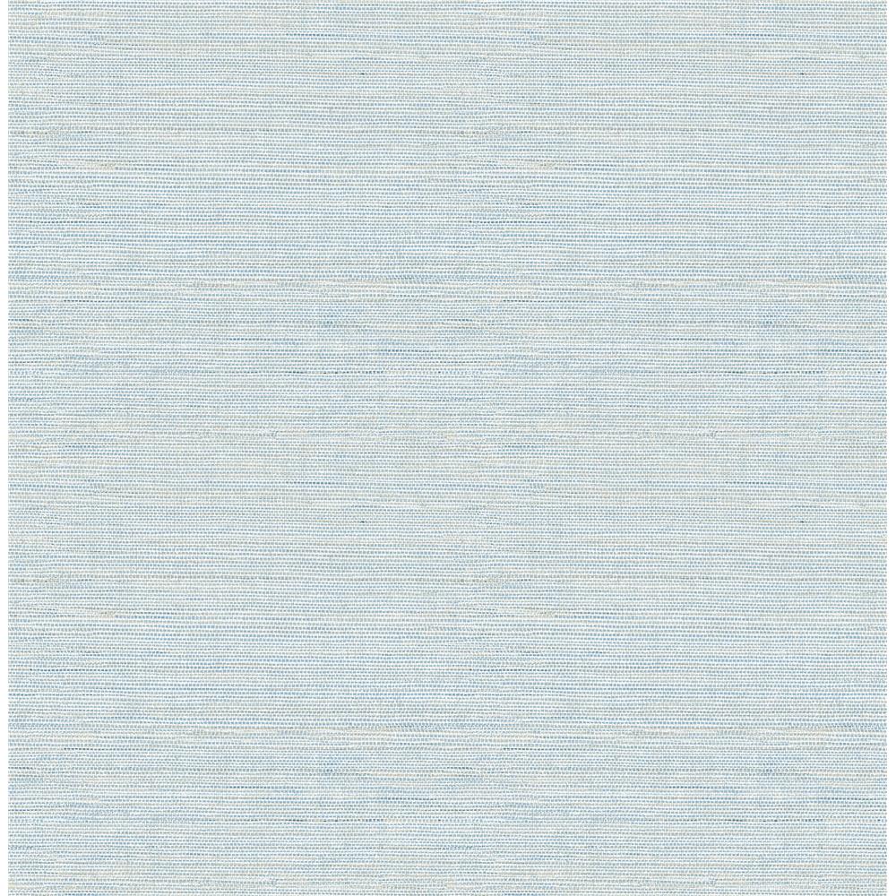 A-Street Prints by Brewster 2793-24283 Celadon Lilt Blue Faux Grasscloth Wallpaper