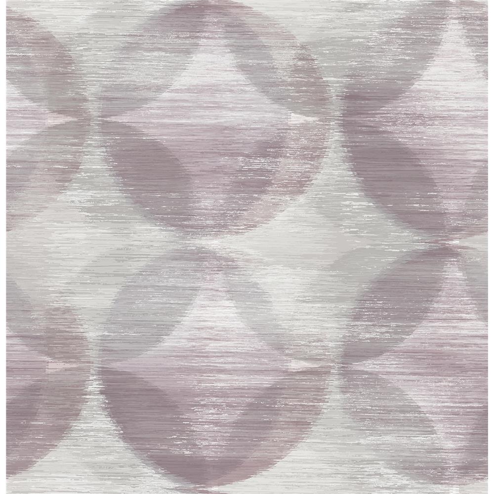 A-Street Prints by Brewster 2793-24703 Celadon Alchemy Purple Geometric Wallpaper