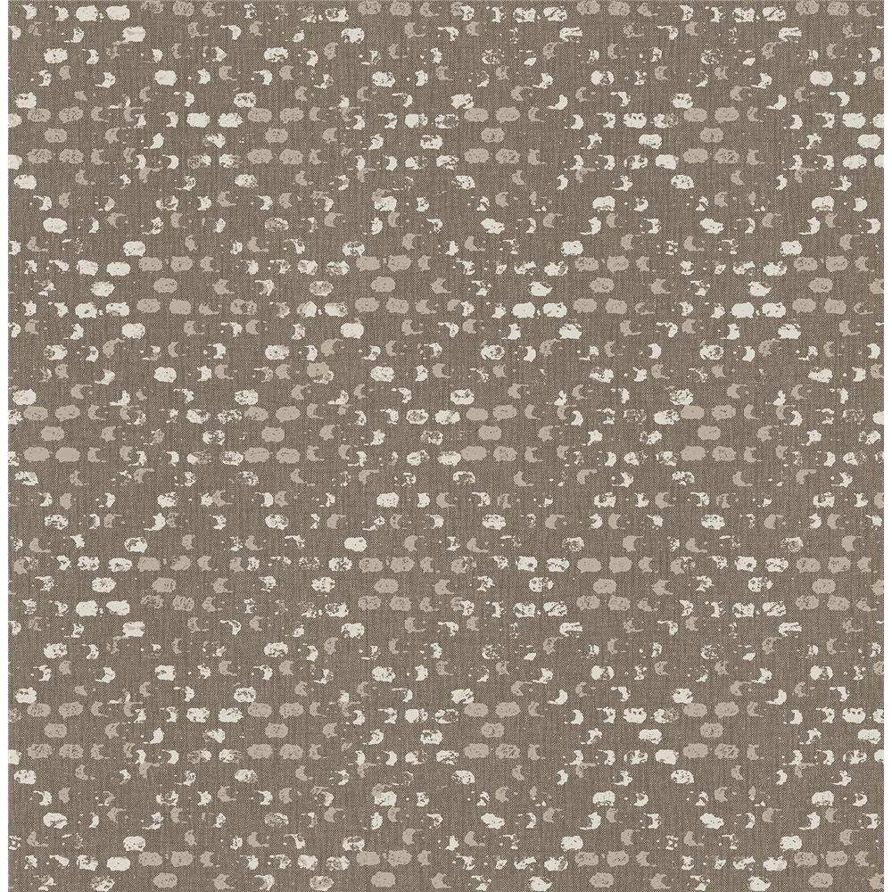 A-Street Prints by Brewster 2793-24717 Celadon Blissful Brown Harlequin Wallpaper