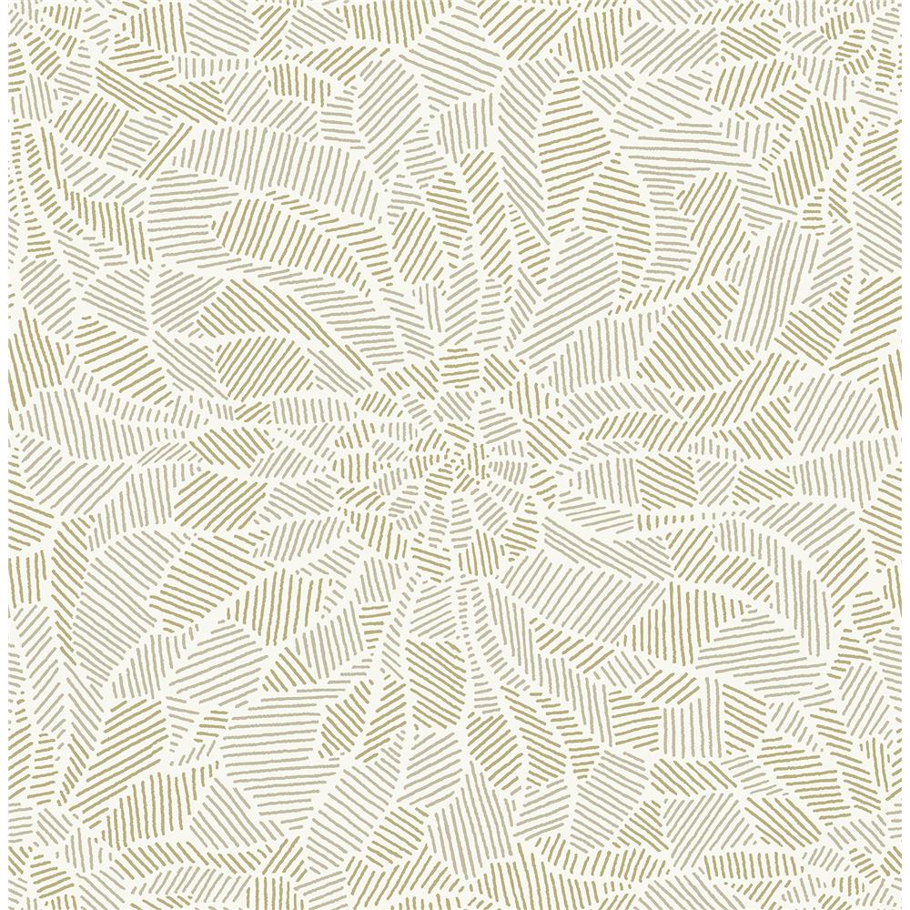 A-Street Prints by Brewster 2793-24720 Celadon Daydream Honey Abstract Floral Wallpaper