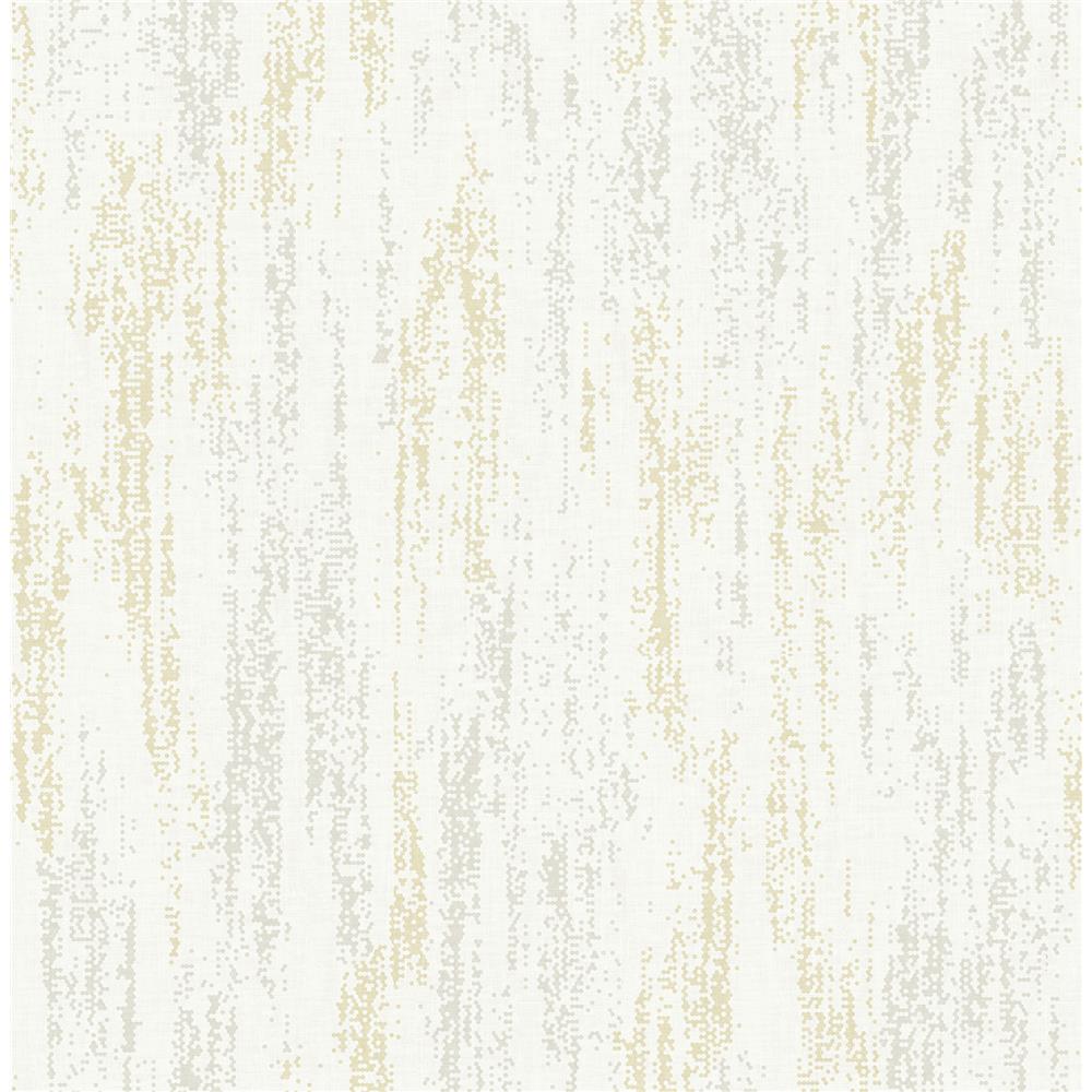A-Street Prints by Brewster 2793-24752 Celadon Wisp Gold Texture Wallpaper