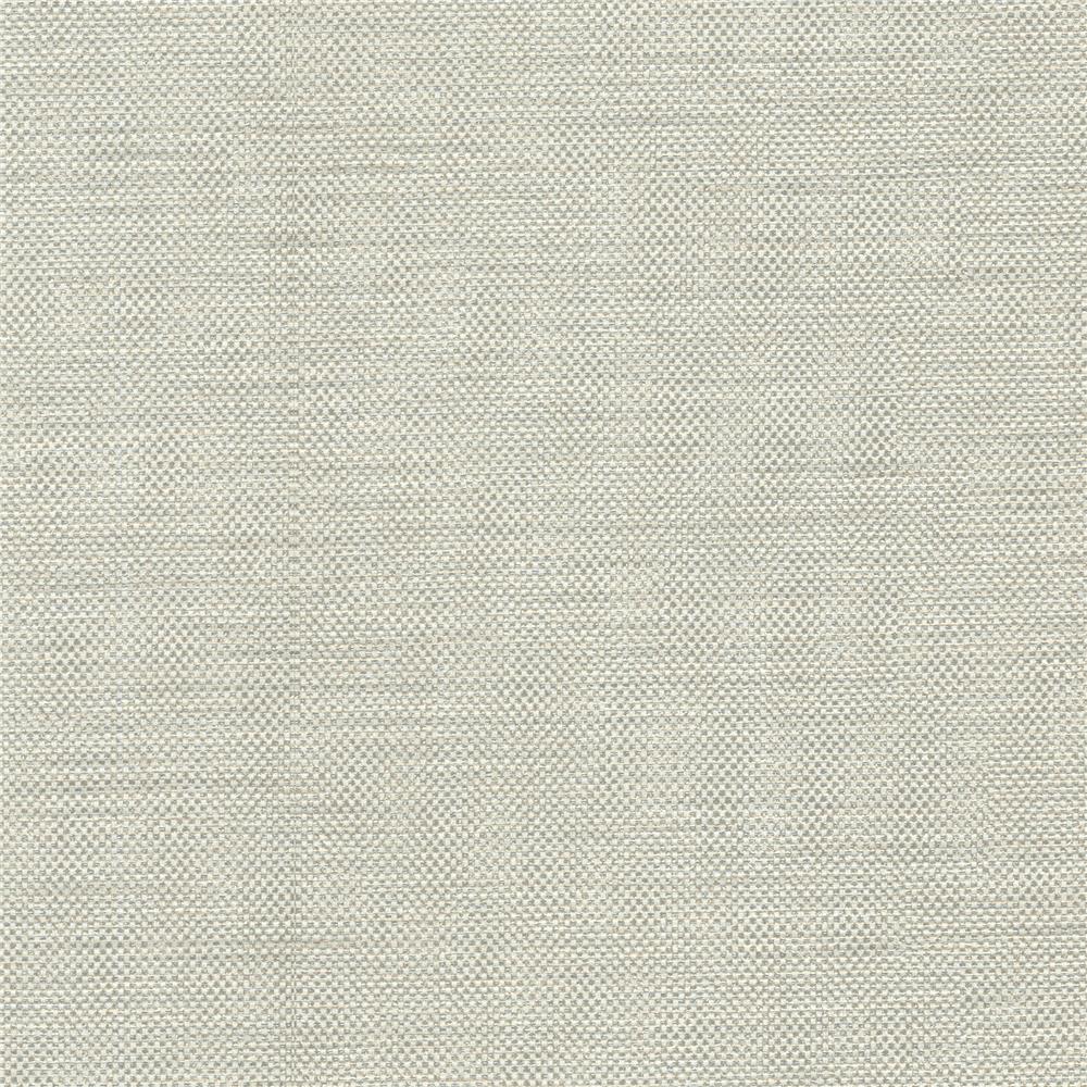 Warner Textures by Brewster 2807-2018 Warner Grasscloth Resource Citi Grey Woven Texture Faux Grasscloth Wallpaper