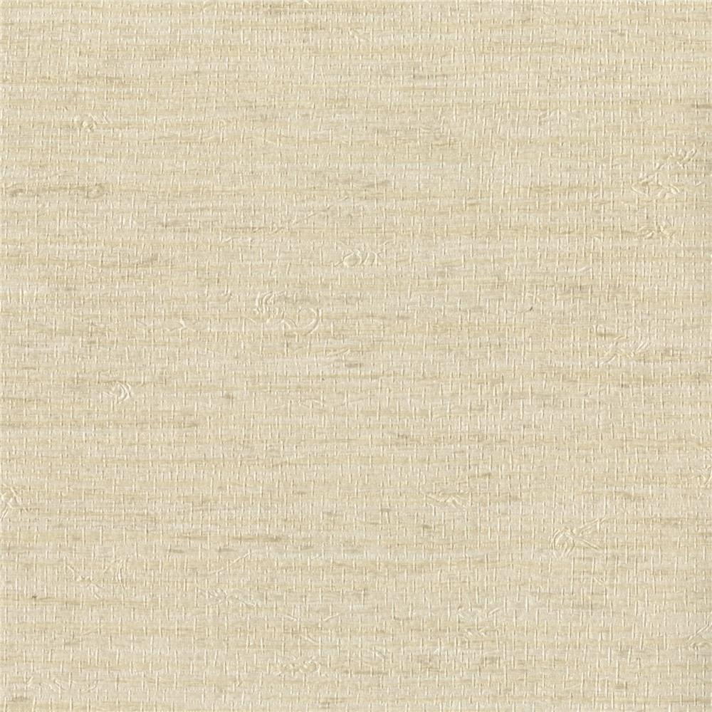 Warner Textures by Brewster 2807-6041 Warner Grasscloth Resource Everest Cream Faux Grasscloth Wallpaper