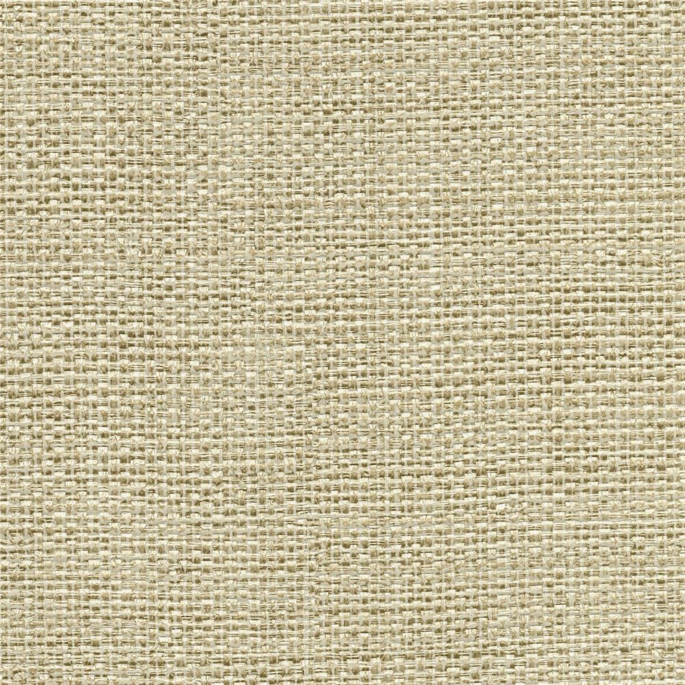 Warner Textures by Brewster 2807-8001 Warner Grasscloth Resource Bohemian Bling Gold Woven Texture Faux Grasscloth Wallpaper
