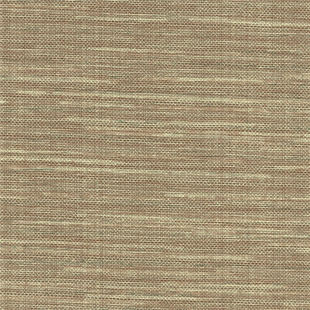 Warner Textures by Brewster 2807-8014 Warner Grasscloth Resource Bay Ridge Chestnut Linen Texture Faux Grasscloth Wallpaper