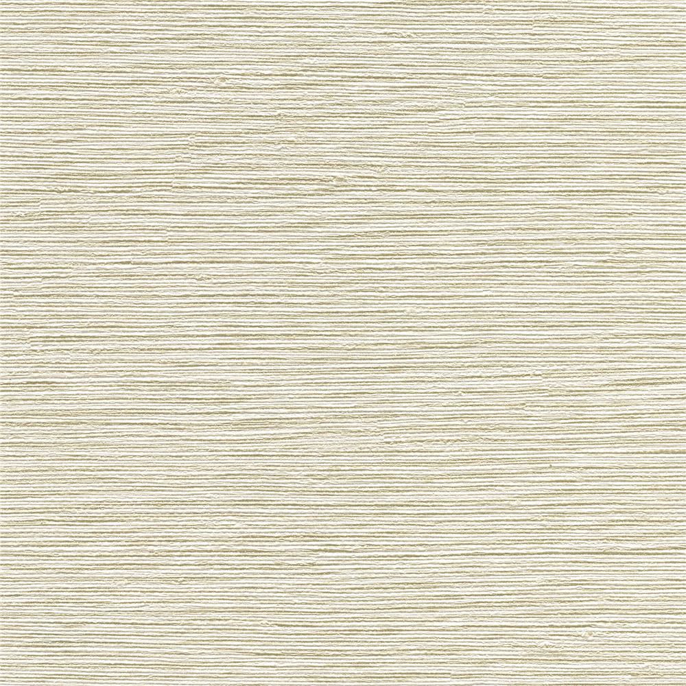 Warner Textures by Brewster 2807-8041 Warner Grasscloth Resource Mabe Cream Faux Grasscloth Wallpaper