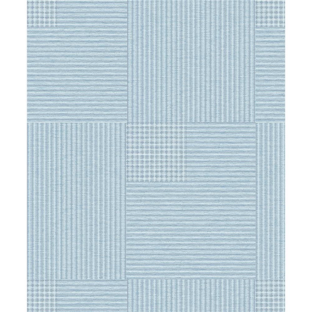 Advantage by Brewster 2809-IH18406A Geo Ronald Blue Squares Wallpaper