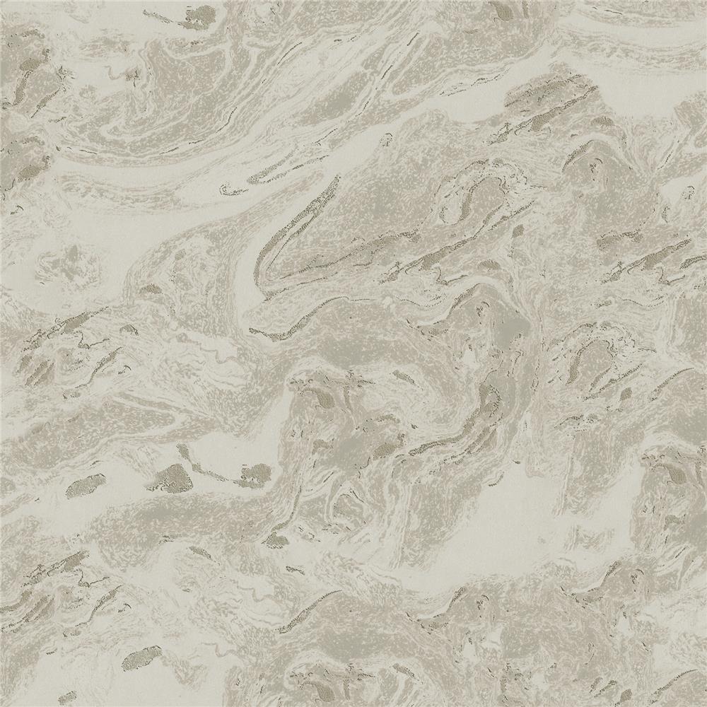 Advantage by Brewster 2810-LH01606 Tradition Reyne Taupe Marble  Wallpaper