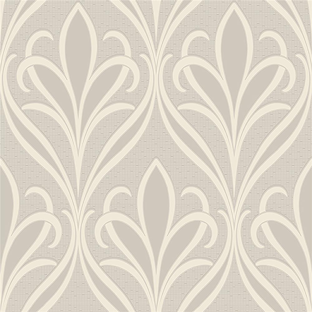 Advantage by Brewster 2810-XSS0504 Tradition Vivian Dove Nouveau Damask Wallpaper