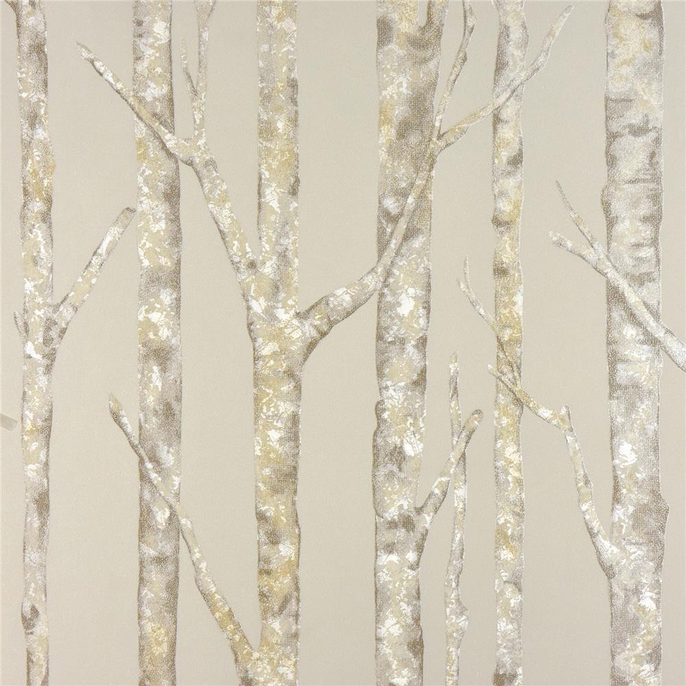 Advantage by Brewster 2811-BLW10502 Nature Cameron Beige Trees Wallpaper