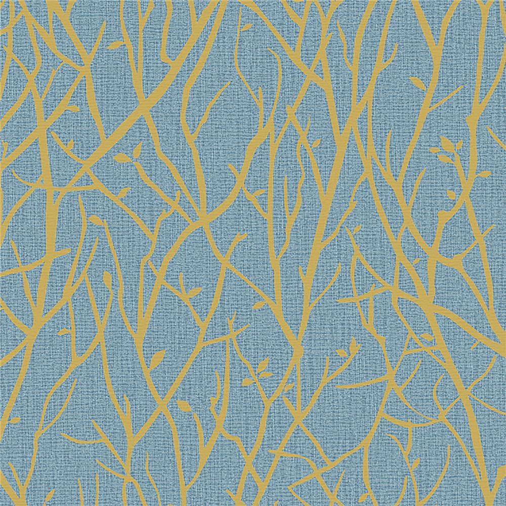 Advantage by Brewster 2811-SY33026 Nature Kaden Slate Branches Wallpaper